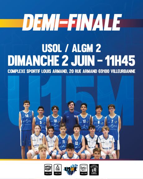 Demi-finale Usol U15 / ALGerland la Mouche 2