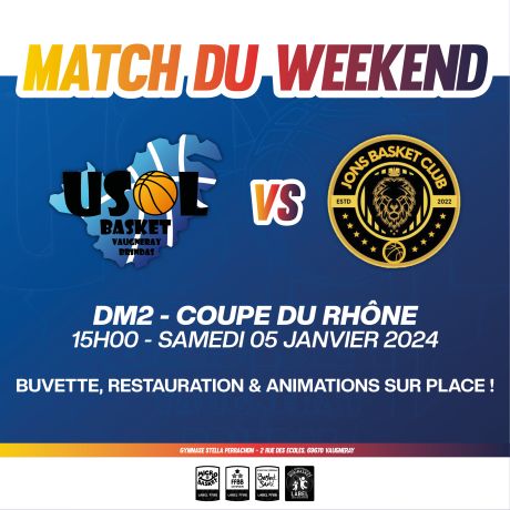 1/8 finales de coupe du Rhône pour les DM2