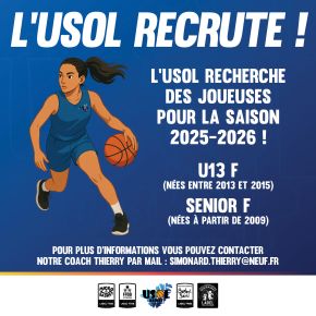 L'USOL recrute des joueuses !